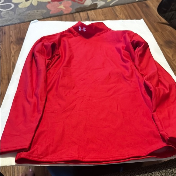 Under Armour Bright Red Athletic Top - Picture 1 of 2